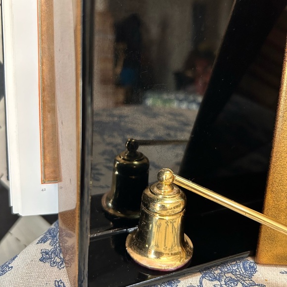 Japanese Gold Lacquered Large Box Black Interior| Cherry Blossoms Storage Decor - Picture 13 of 16